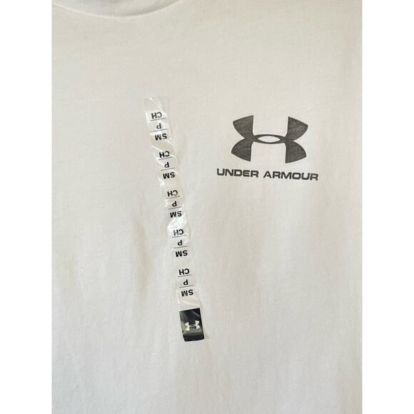 NWOT Under Armour t-shirt with logo in white Small - Picture 5 of 9